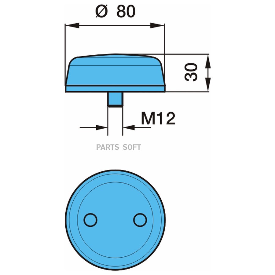 $ Отбойник рессоры     D80/M12