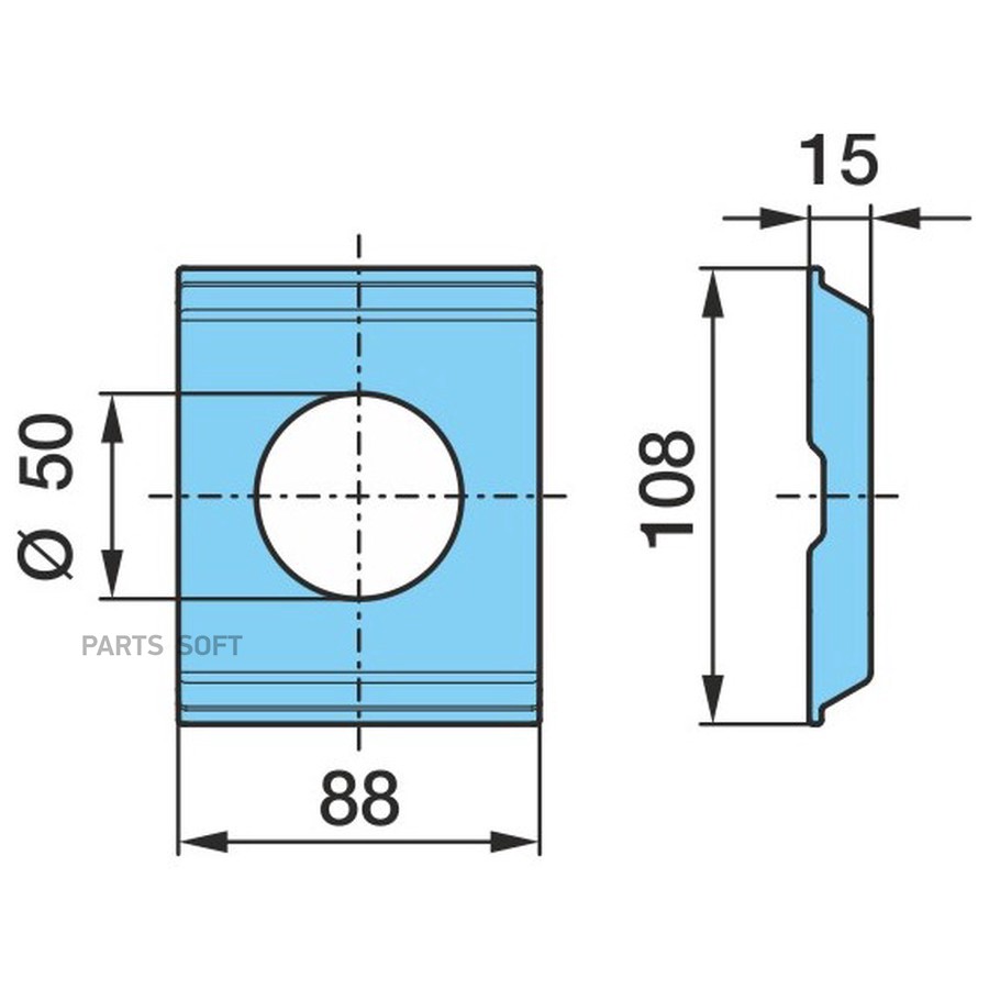 Пластина OR23 (балка 150мм) 111/103/88/?26/?50