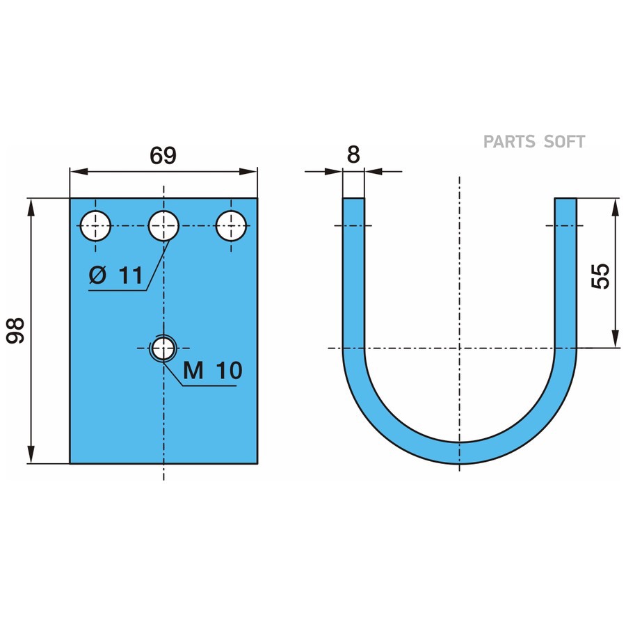 Крепление стабилизатора