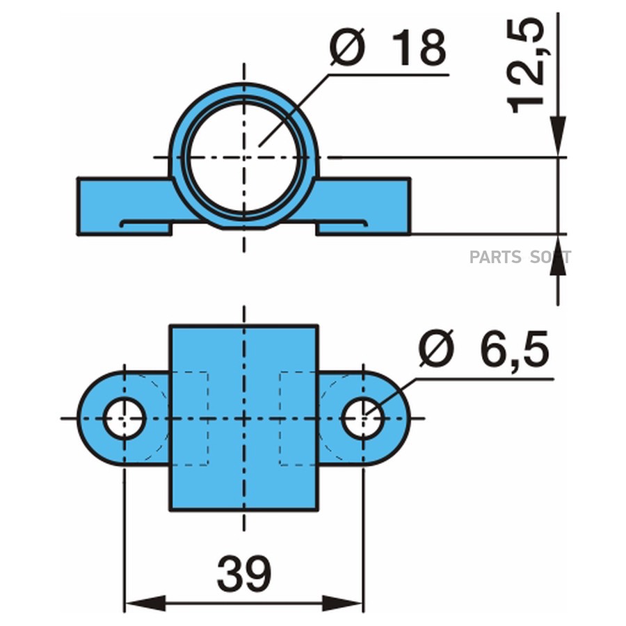 Кронштейн датчика ABS