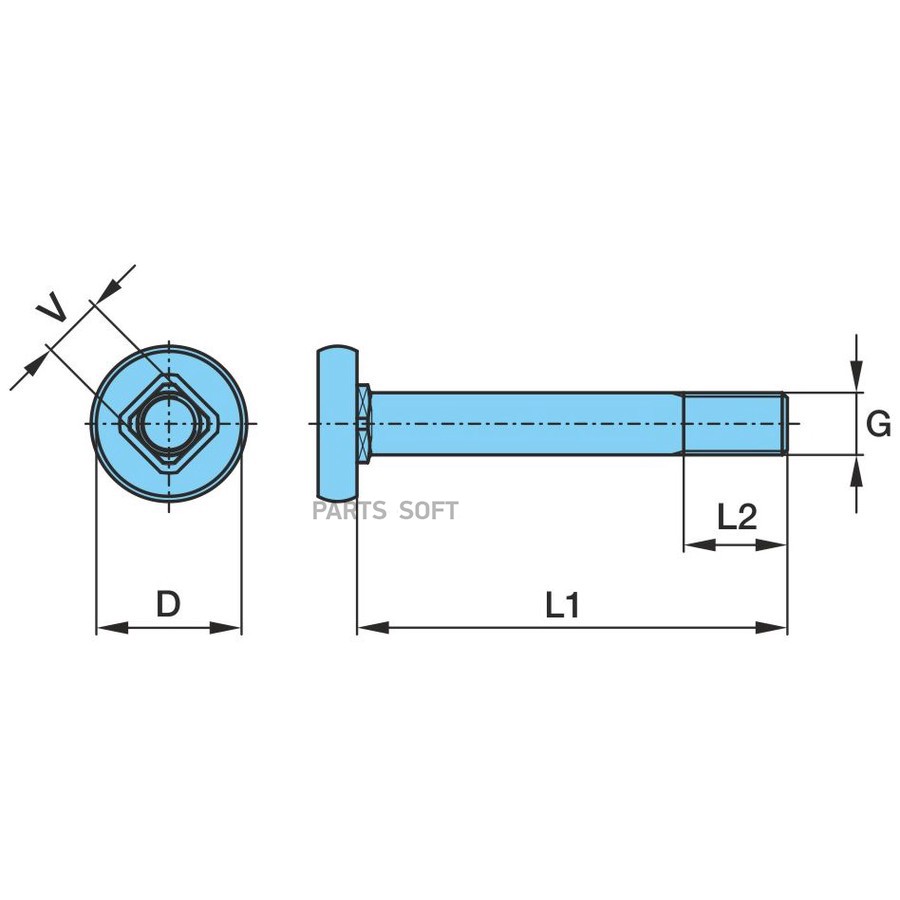 Болт M24 x180*2/d56  ECOairCompact  - 10.9